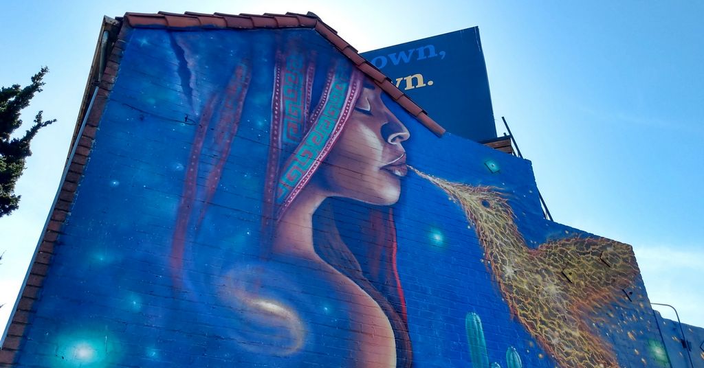 Divine Feminine Mural in Oakland, Callifornia